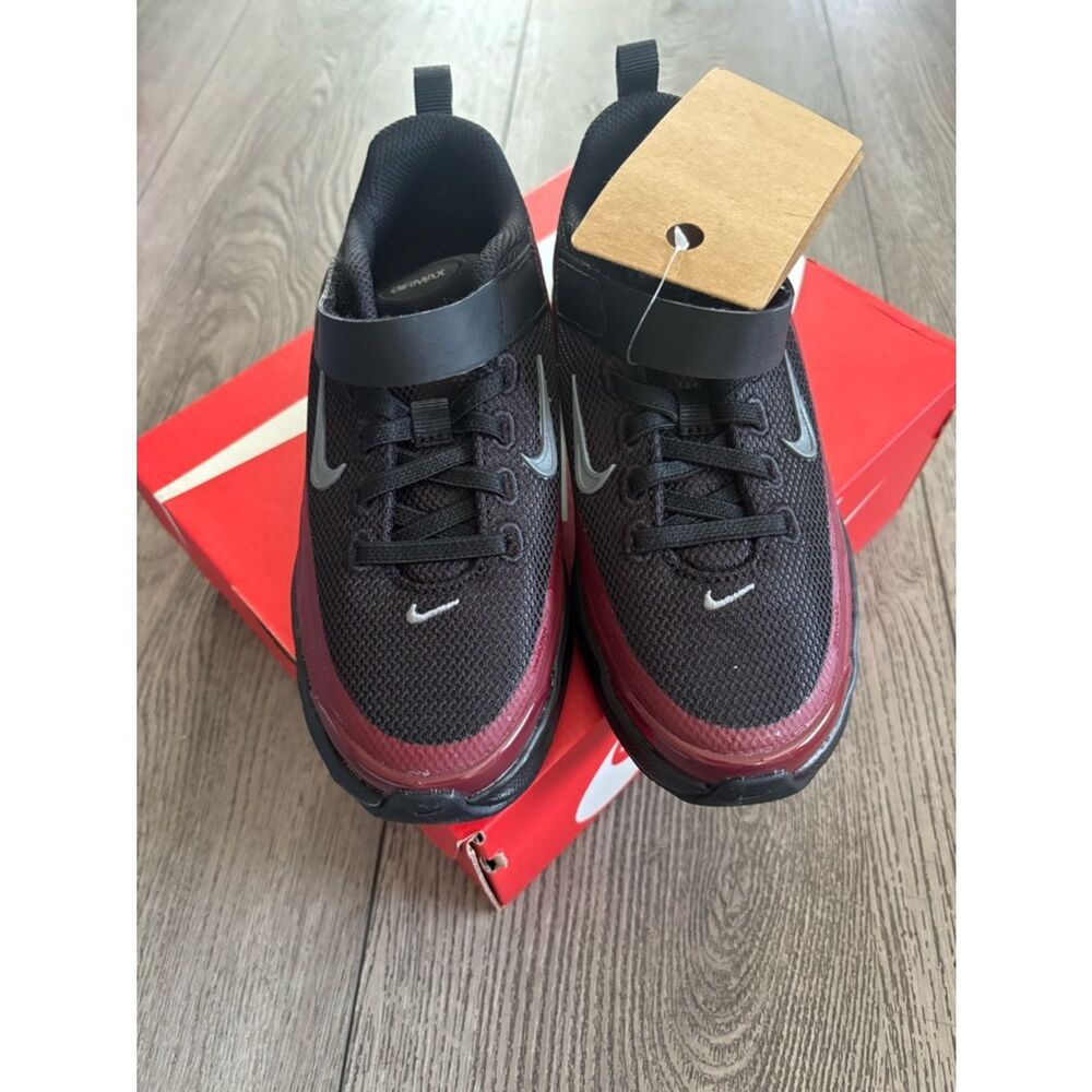 Nike Black & Burgundy Kids' Athletic Sneakers - Picture 2 of 6